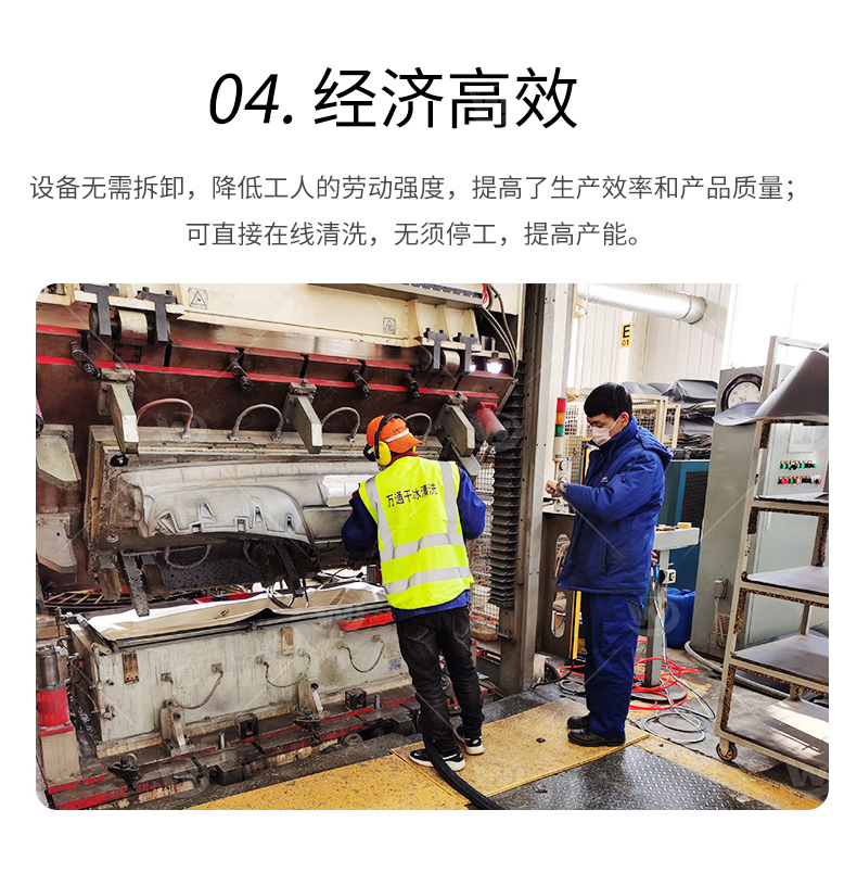 萬通干冰清洗重塑模具精密之美